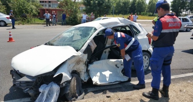 Samsun'da trafik kazası: 2 ölü, 2 yaralı!