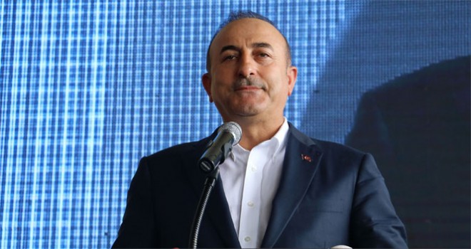 Çavuşoğlu, Le Drian ile görüştü